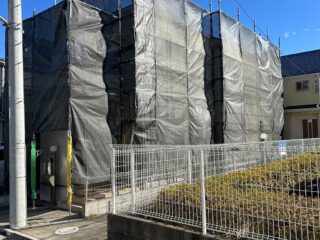一般住宅　足場設置
